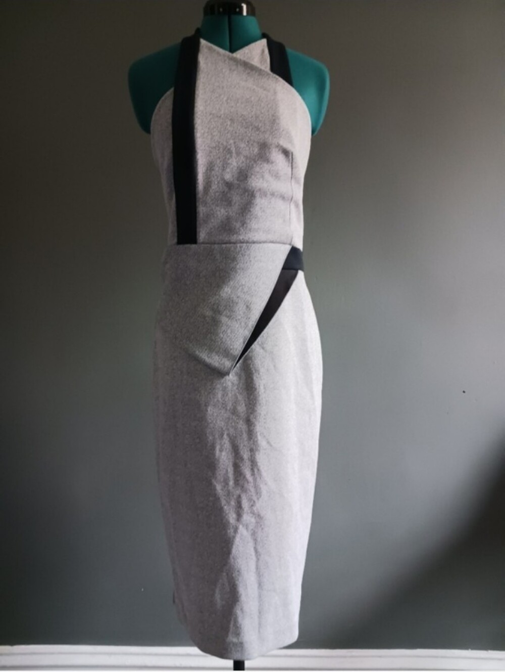 Dion Lee Gray Midi Dress Size 10